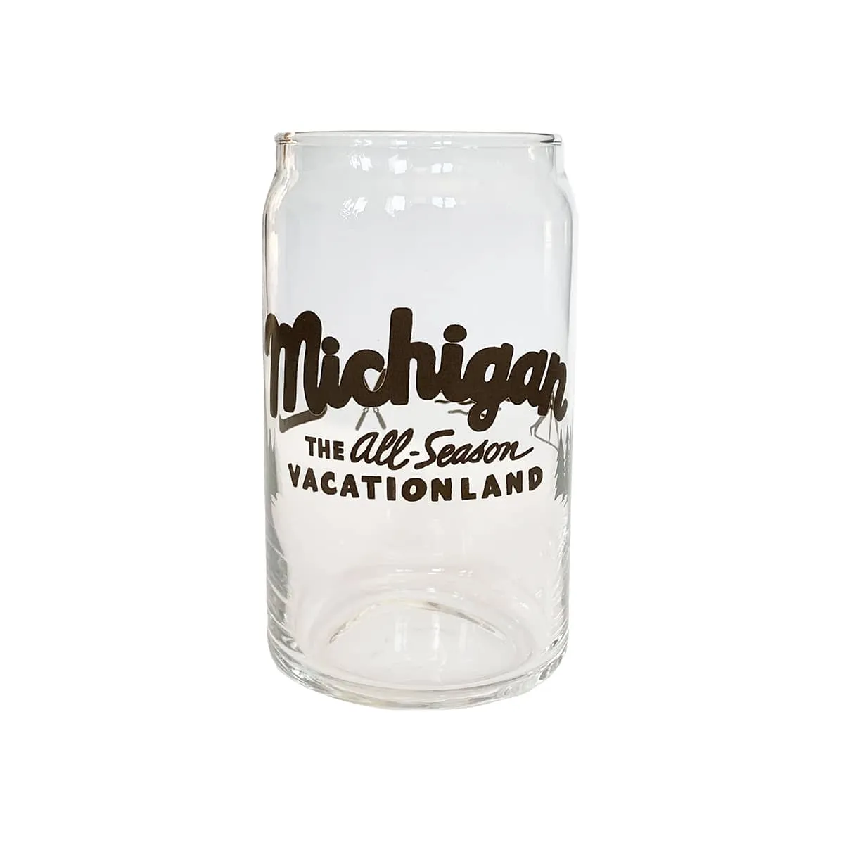 Michigan Canned Pint Glass