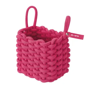Micro Scooter Basket Woven Cotton - Pink