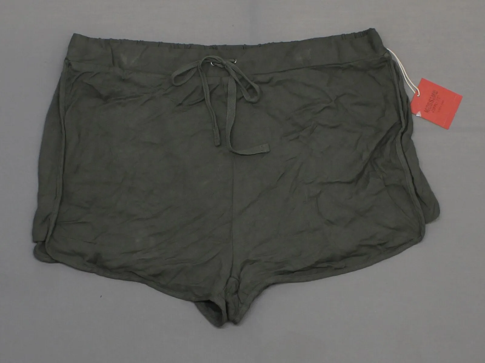 Mossimo Women's Elastic Back Drawstring Soft Twill Shorts