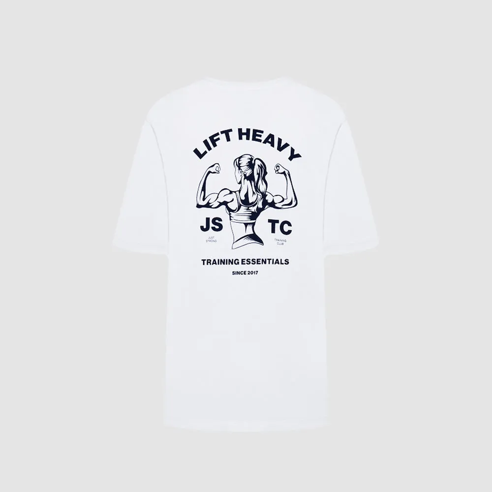Motion Boyfriend Lift Heavy Graphic Tee - Off White