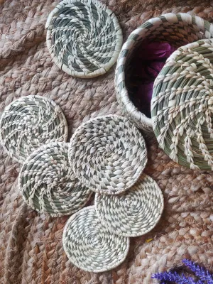 Natural Coasters (Set of 4 with Box)