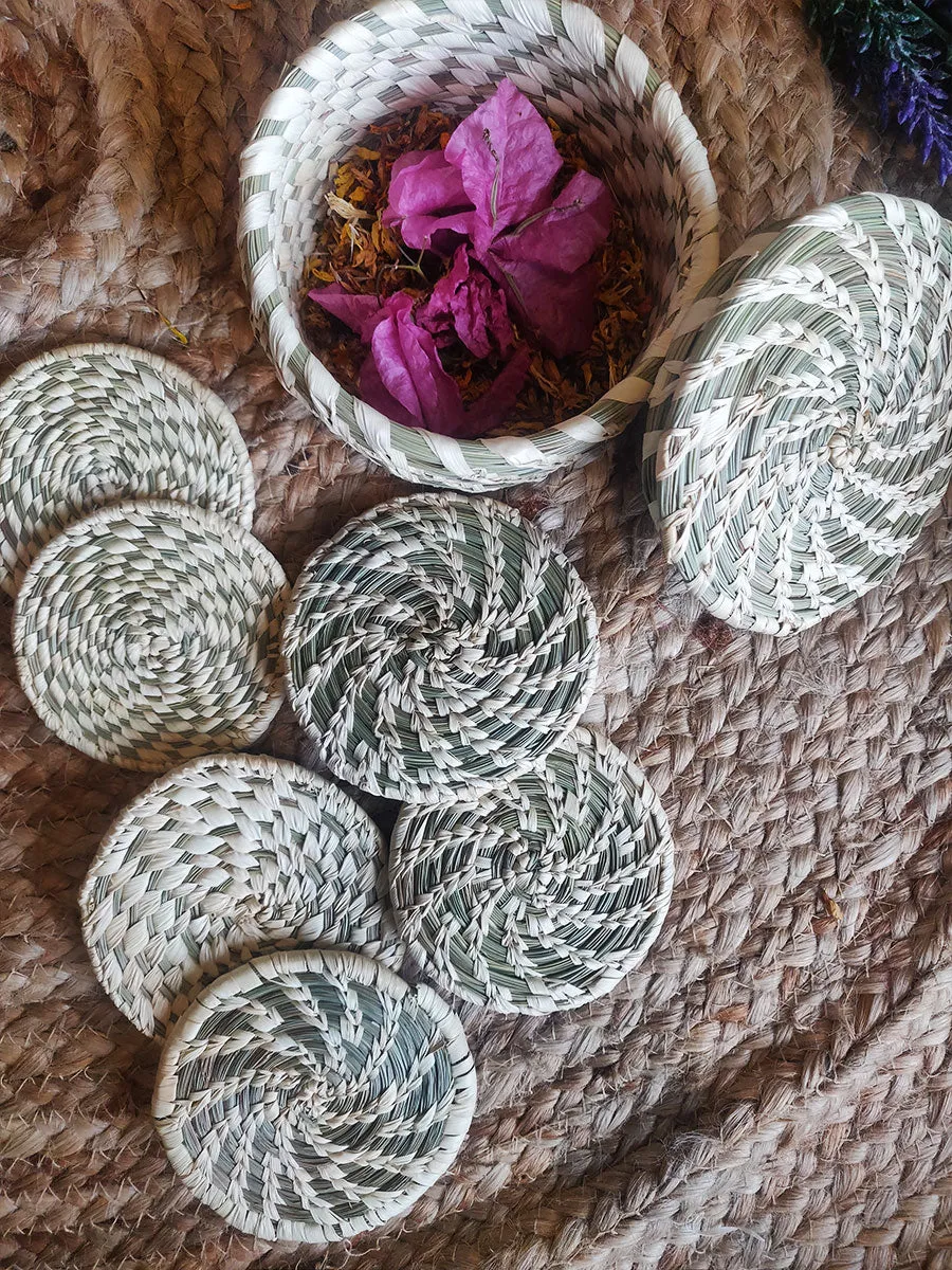 Natural Coasters (Set of 4 with Box)