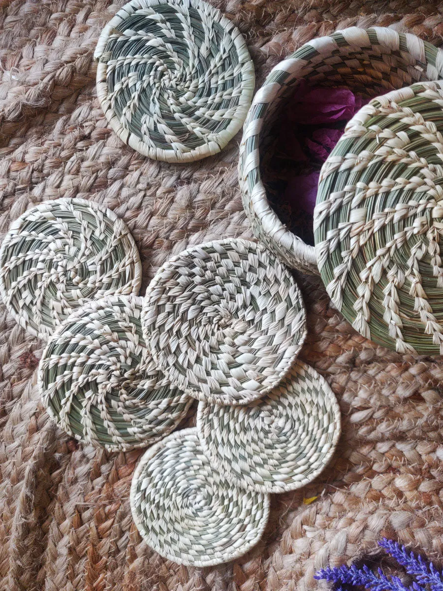 Natural Coasters (Set of 4 with Box)