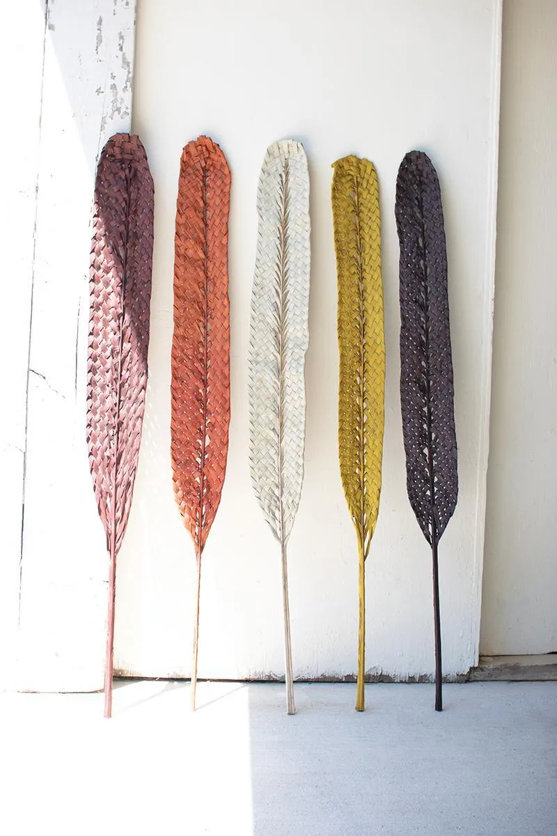 Natural Woven Kejur Leaf (Pack of 12)