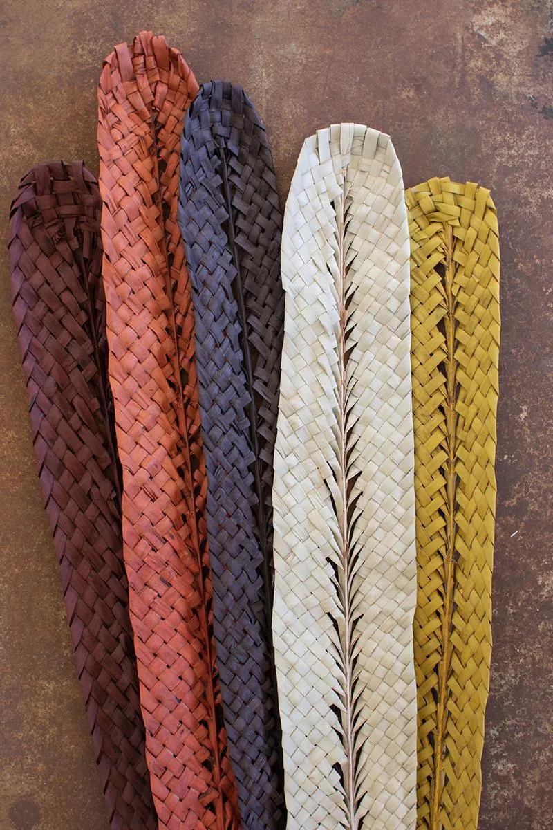 Natural Woven Kejur Leaf (Pack of 12)