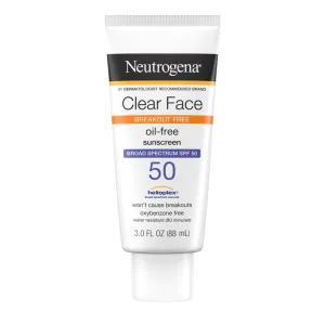 Neutrogena Clear Face Liquid Lotion Sunscreen Broad Spectrum SPF 50