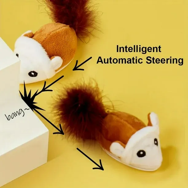 NEW Retails $40 Smart Running Mouse Cat Toy Interactive Simulation Mice Moving Electric Cat Teaser Toys
