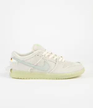 Nike SB Dunk Low Pro Premium 'Mummy' Shoes - Coconut Milk / Seafoam - Yellow Strike