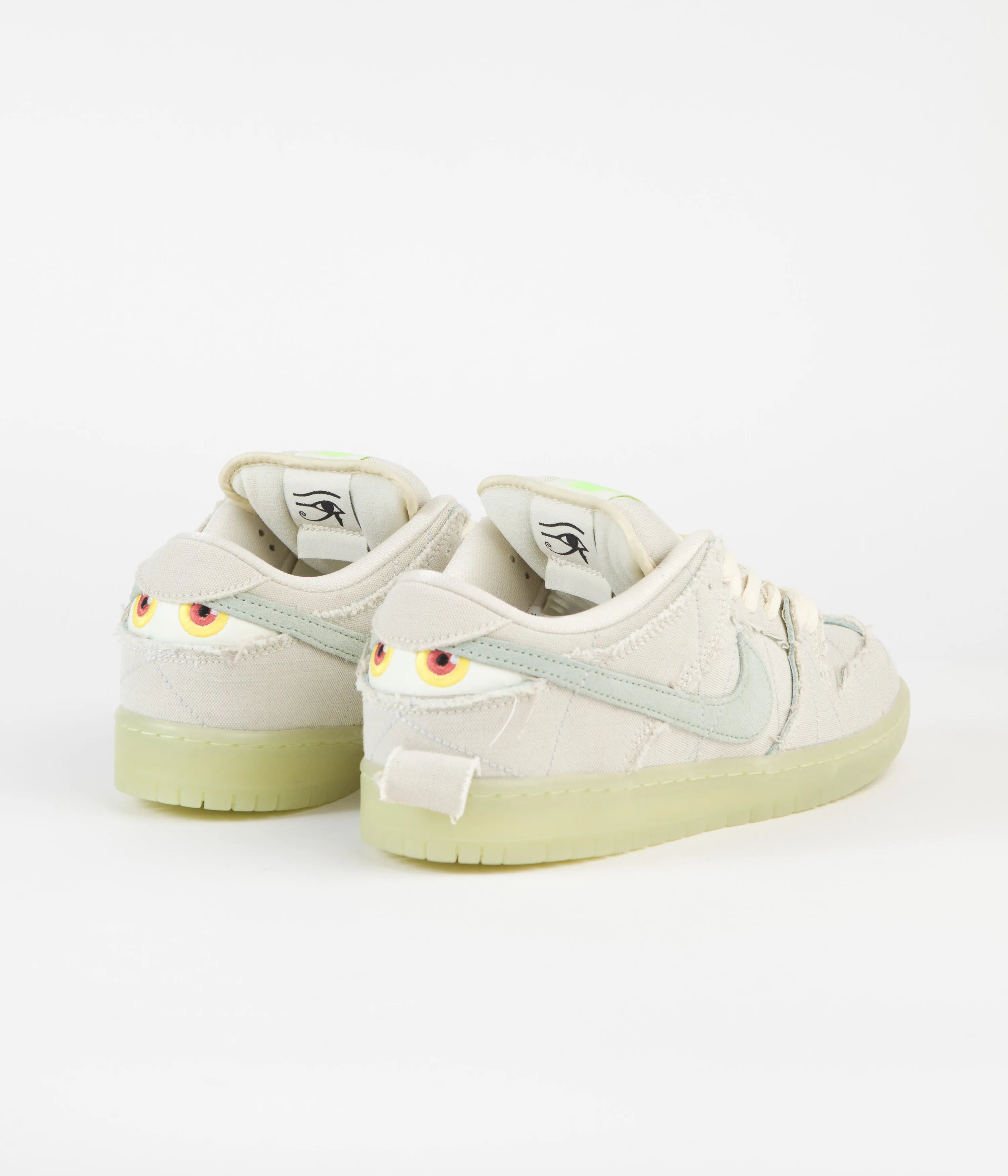 Nike SB Dunk Low Pro Premium 'Mummy' Shoes - Coconut Milk / Seafoam - Yellow Strike