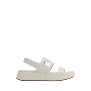 ONUVIA FOOTBED SANDALS - WHITE/BONE