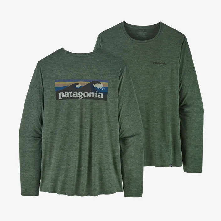 Patagonia Men's L/S Cap Cool Daily Graphic Shirt-Waters