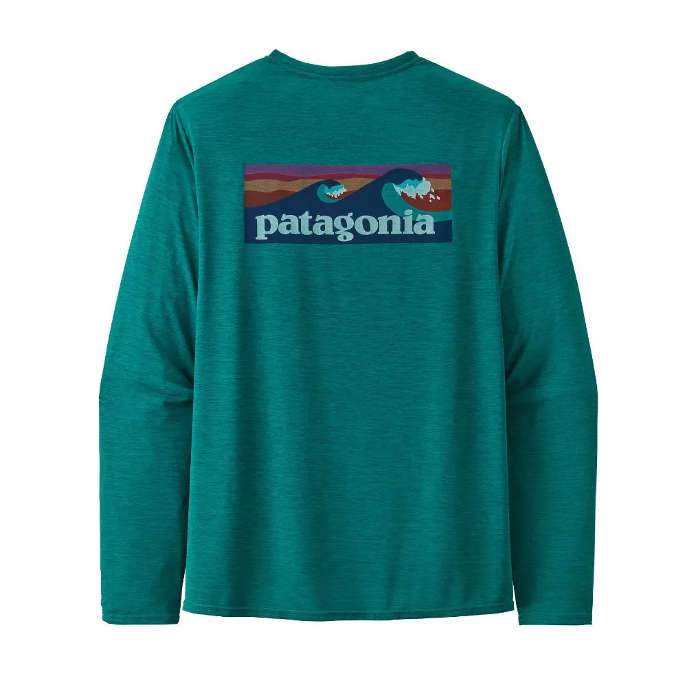 Patagonia Men's L/S Cap Cool Daily Graphic Shirt-Waters