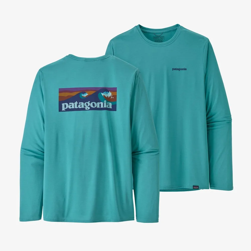 Patagonia Men's L/S Cap Cool Daily Graphic Shirt-Waters