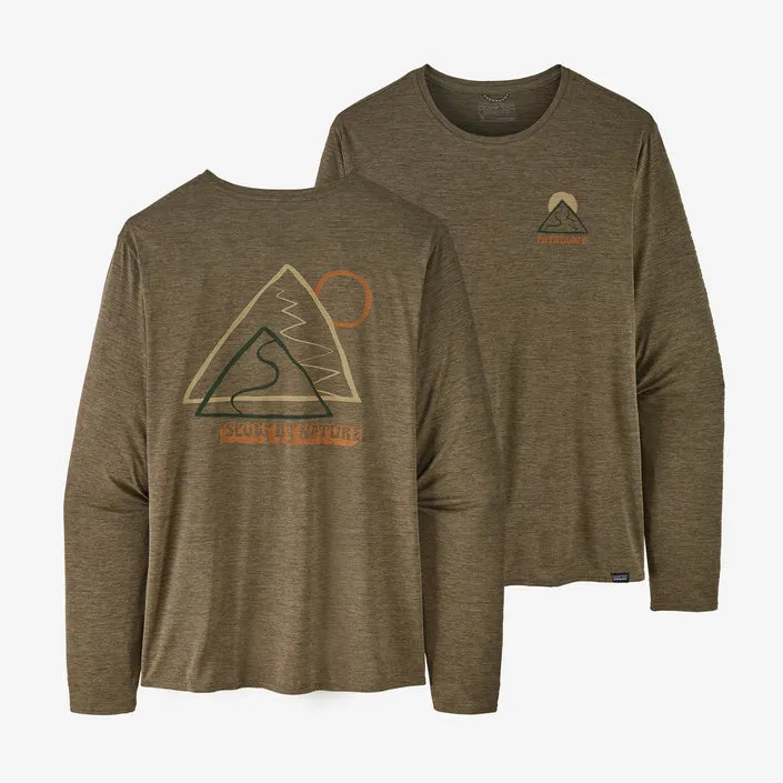 Patagonia Men's L/S Cap Cool Daily Graphic Shirt-Waters