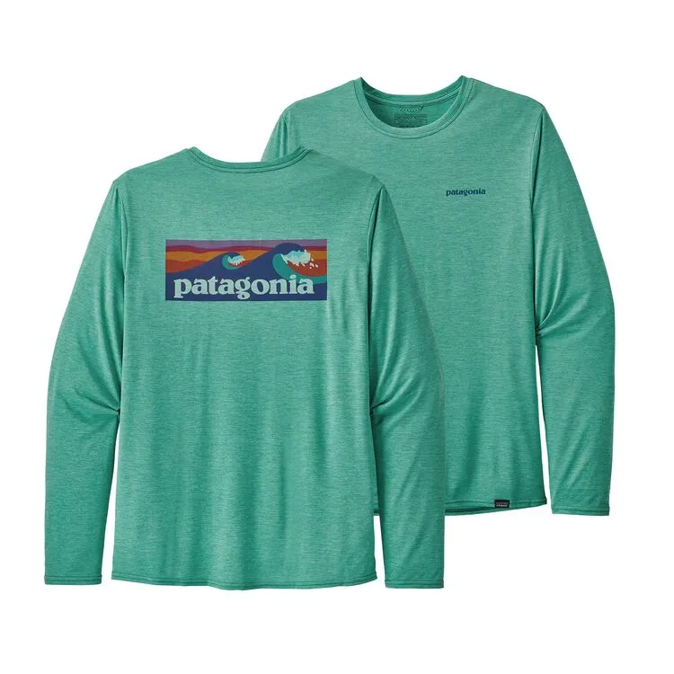 Patagonia Men's L/S Cap Cool Daily Graphic Shirt-Waters