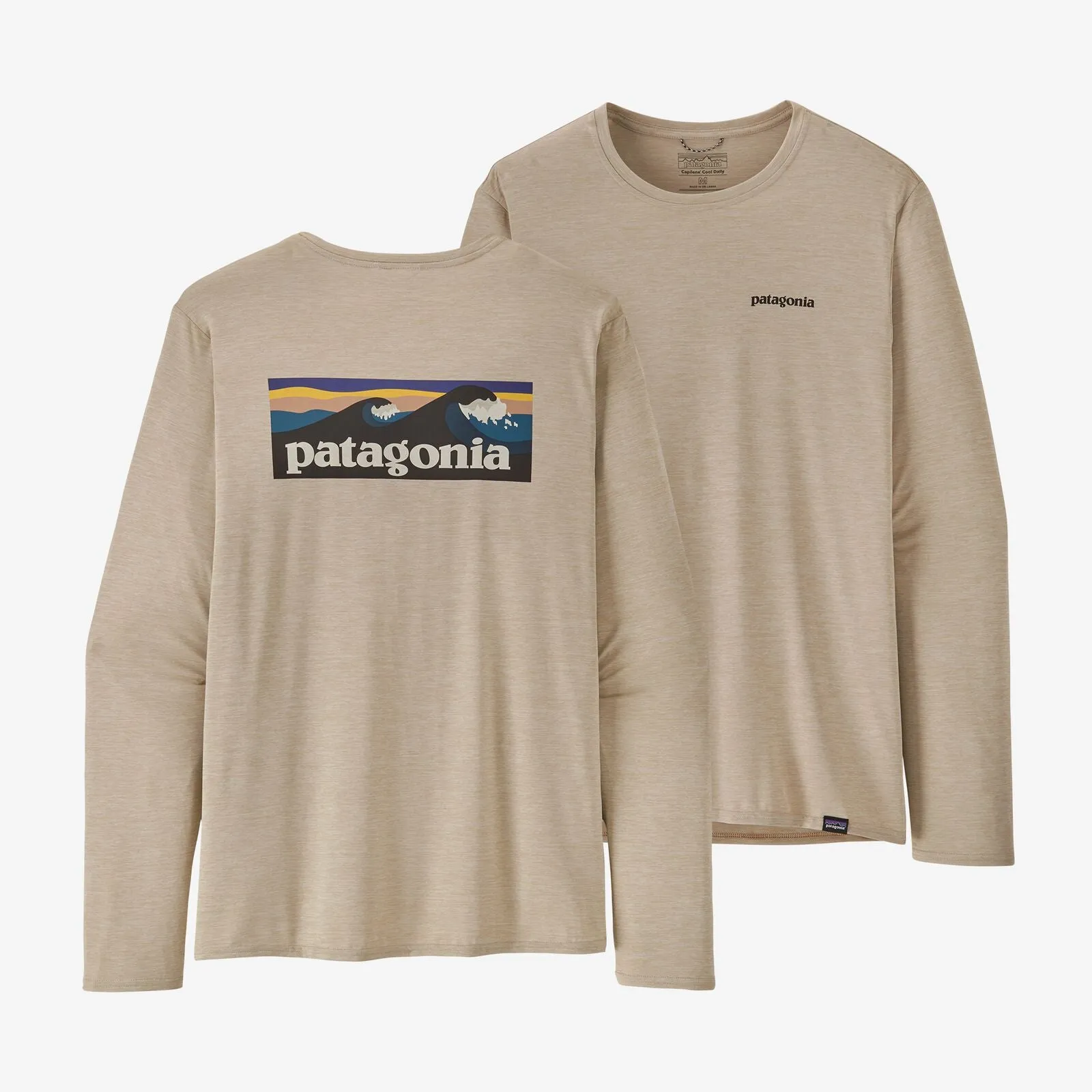 Patagonia Men's L/S Cap Cool Daily Graphic Shirt-Waters