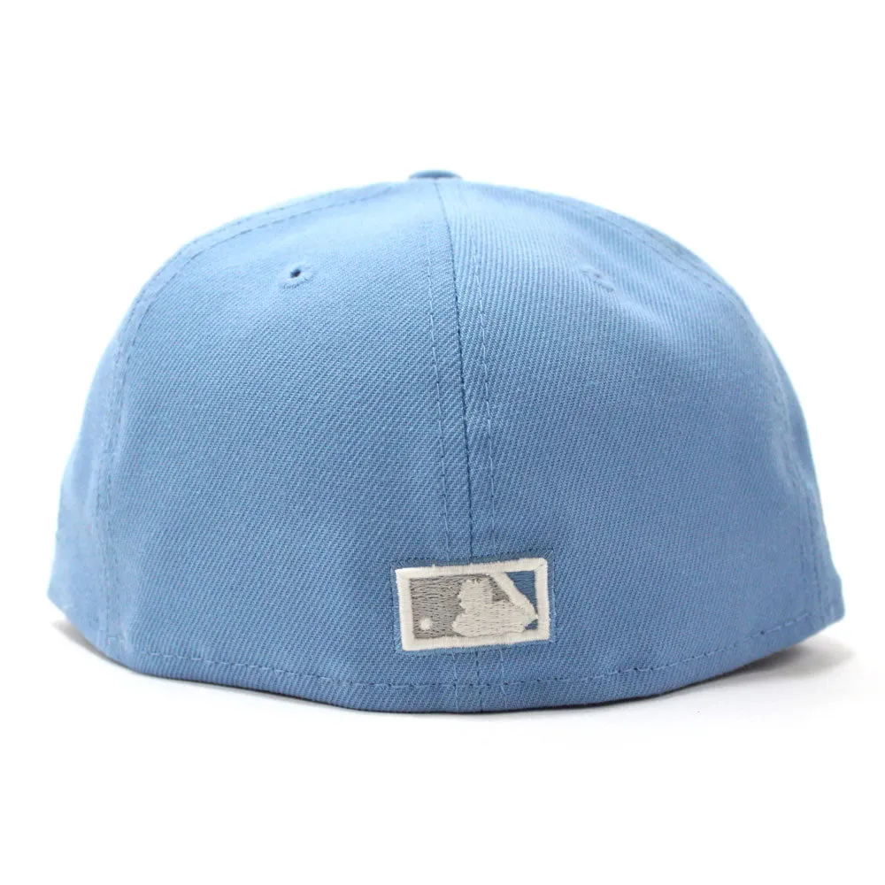Philadelphia Phillies 2008 World Series 59Fifty New Era Fitted Cap (Glow in the Dark Sky Blue Gray Under Brim)
