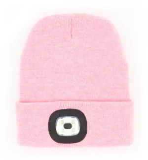 Pink Night Scope Brightside Rechargeable LED Beanie
