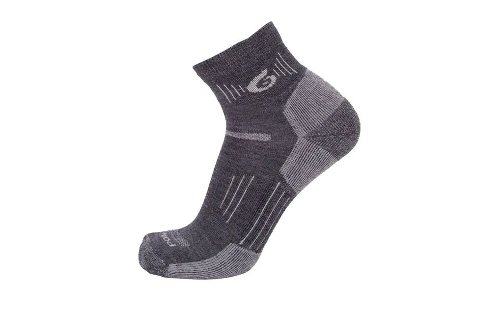 Point6 Unisex 2535 Merino Wool 1/4 Crew Hiking Socks