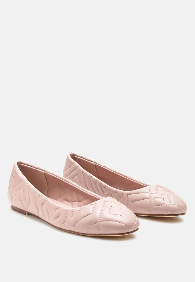 Quilted Ballerina Flats By Ruw