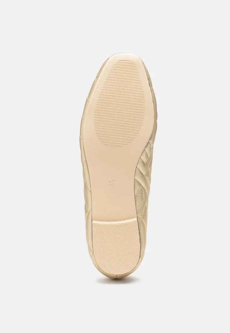 Quilted Ballerina Flats By Ruw