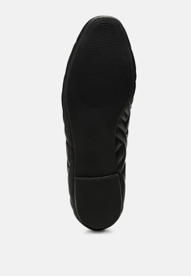 Quilted Ballerina Flats By Ruw