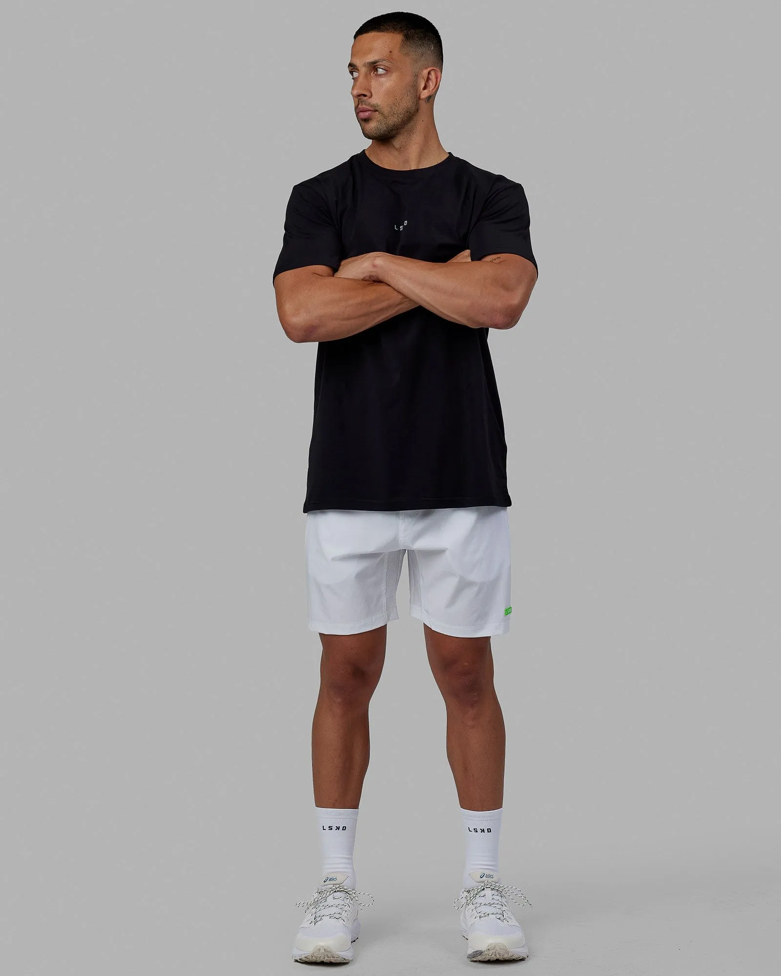 Rep 7'' Performance Short - White-Lime