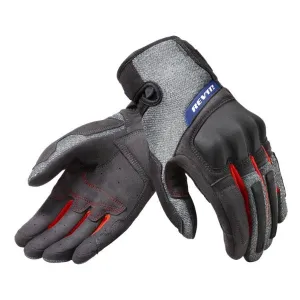 Rev'it! Volcano Gloves - Black Grey Red