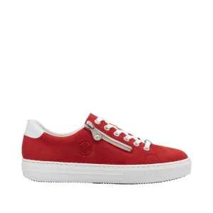 Rieker - L59L1-33 - Scarlet/Weiss/Flamme - Shoes