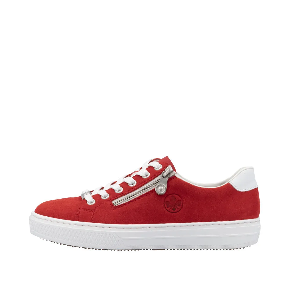 Rieker - L59L1-33 - Scarlet/Weiss/Flamme - Shoes