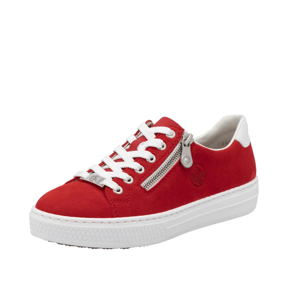 Rieker - L59L1-33 - Scarlet/Weiss/Flamme - Shoes