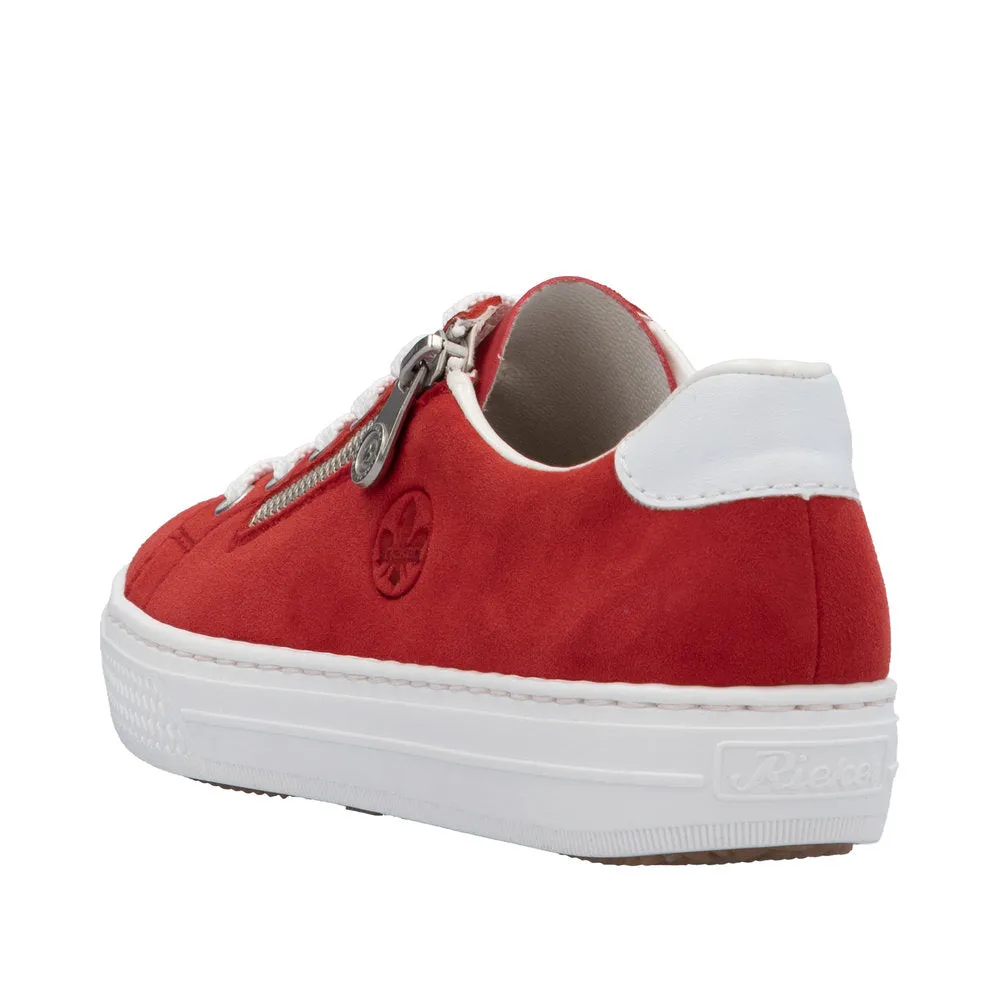 Rieker - L59L1-33 - Scarlet/Weiss/Flamme - Shoes