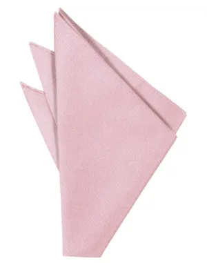 Rose Solid Twill Pocket Square