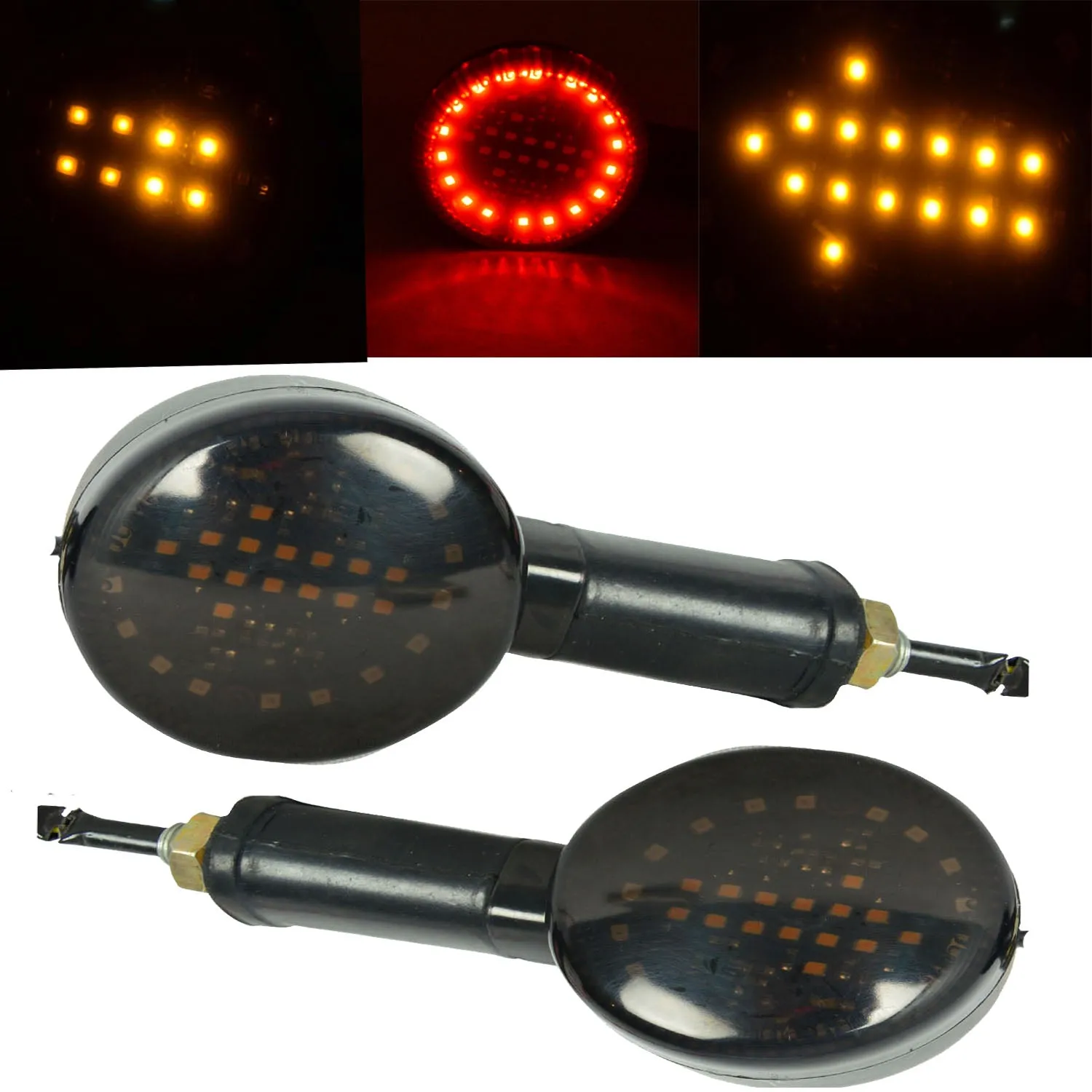 Royal Arrow Running Indicator Red With Yellow Ring Parking (Set of 2)