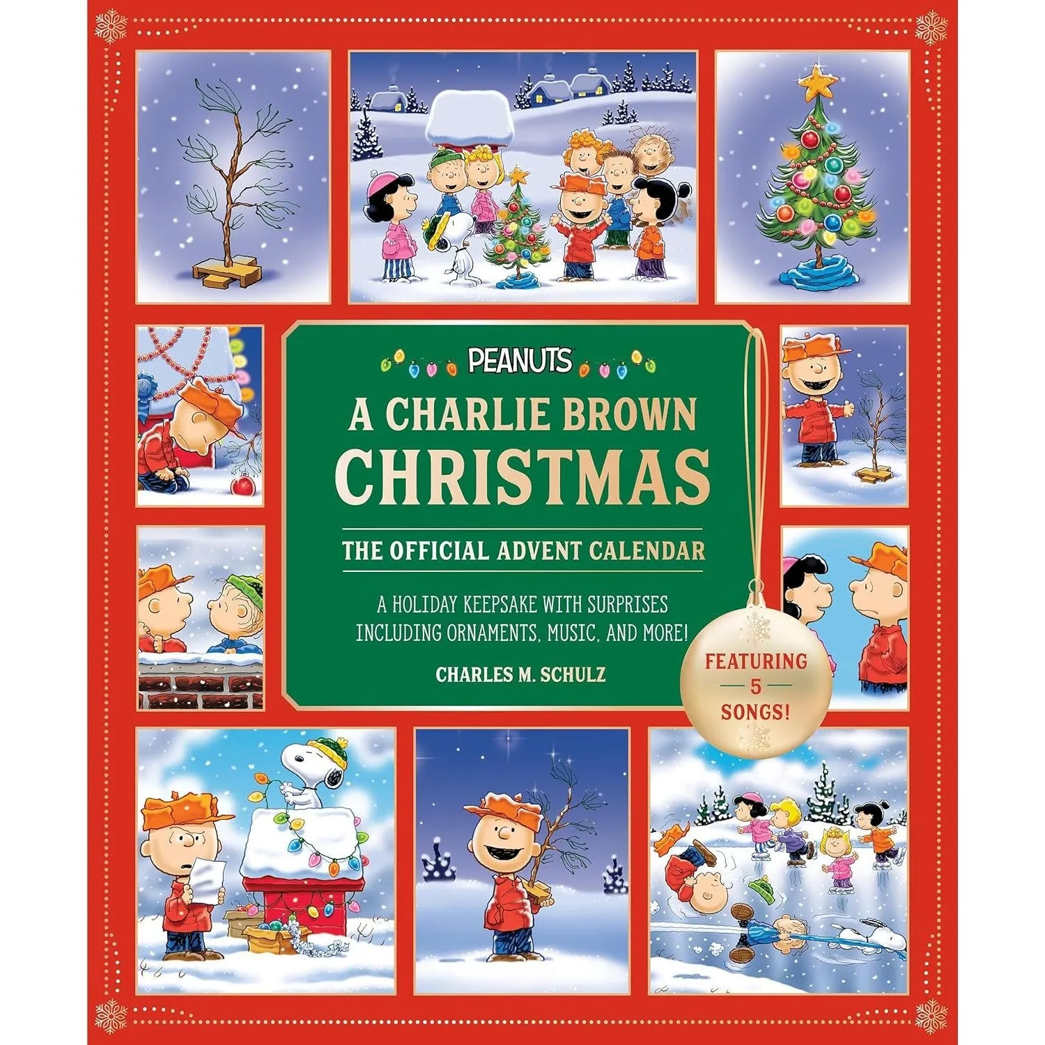 Running Press Kids: Peanuts: A Charlie Brown Christmas: The Official Advent Calendar (Featuring 5 Songs!)