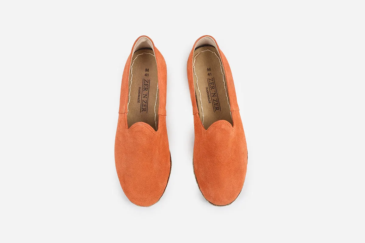 Saffron Handmade Suede Loafers (Men's)