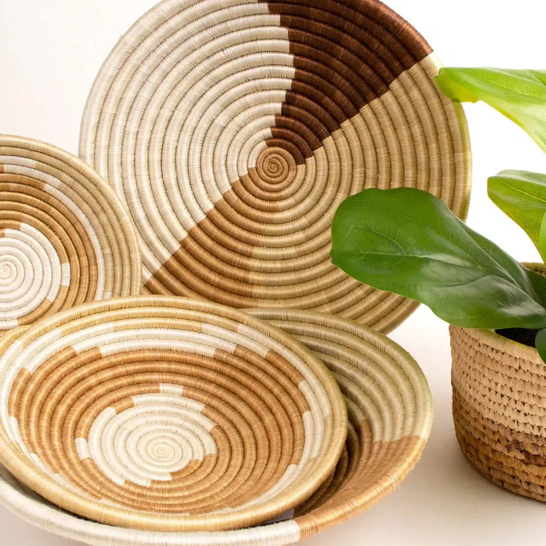 Sand Woven Bowl - 14"