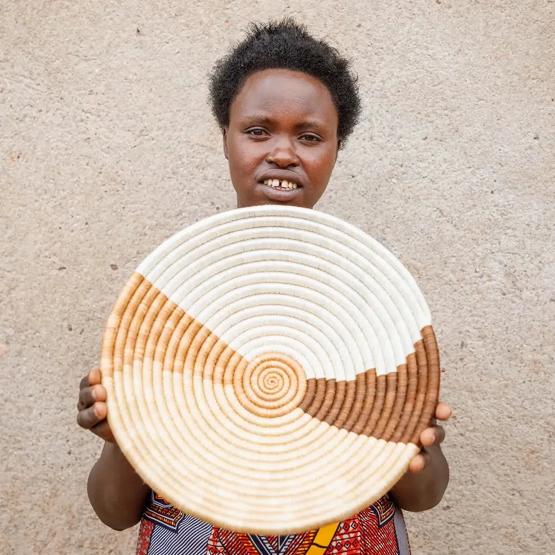 Sand Woven Bowl - 14"