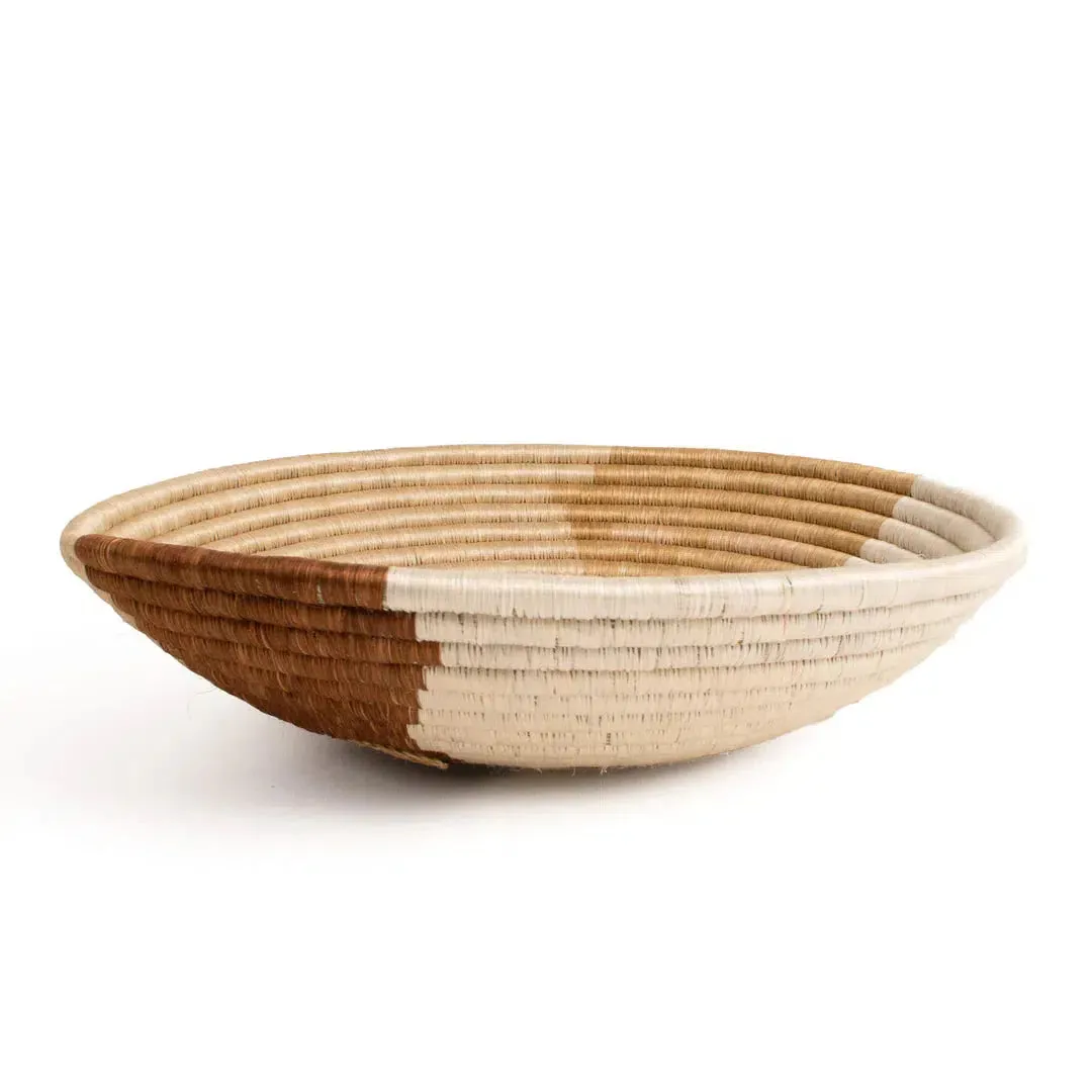 Sand Woven Bowl - 14"