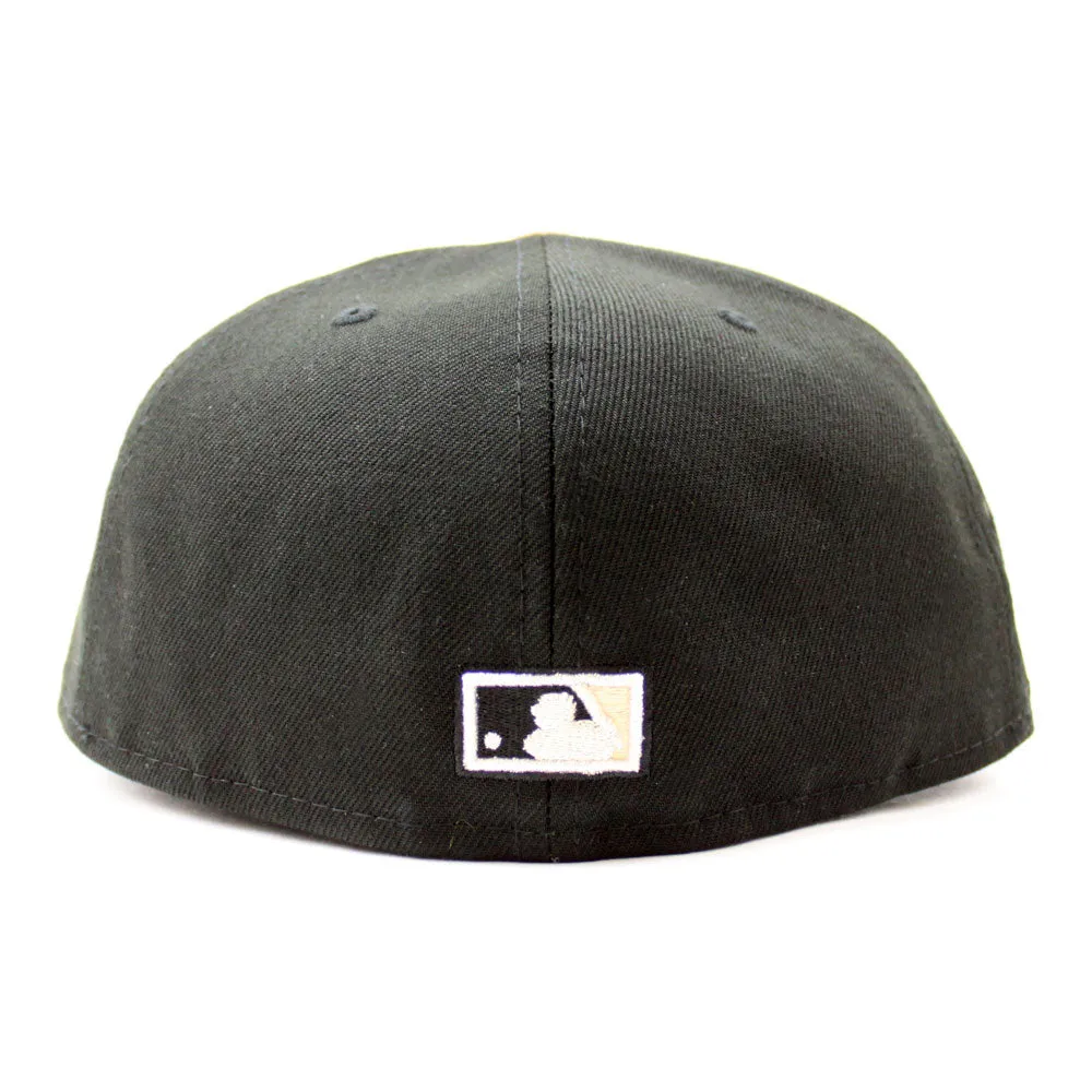 Seattle Mariners 2001 All Star Game New Era 59Fifty Fitted Hat (Glow in the Dark Black Gray Peach Under Brim)
