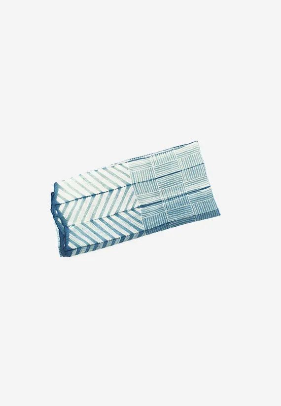Silk Shibori Woven Tide