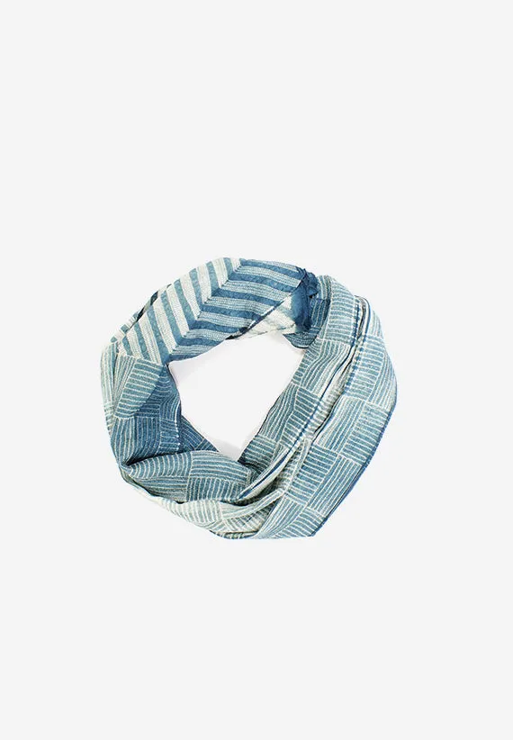 Silk Shibori Woven Tide