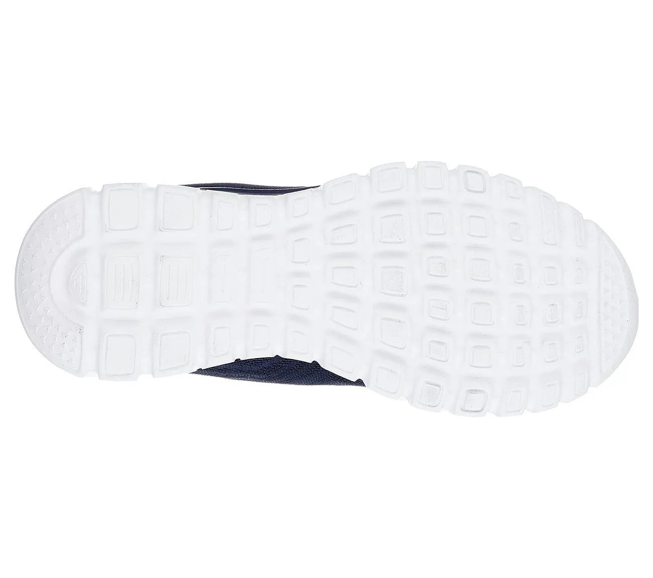 Skechers 12615 Walking-Sneakers für Damen, weite Passform, Marineblau/Pink