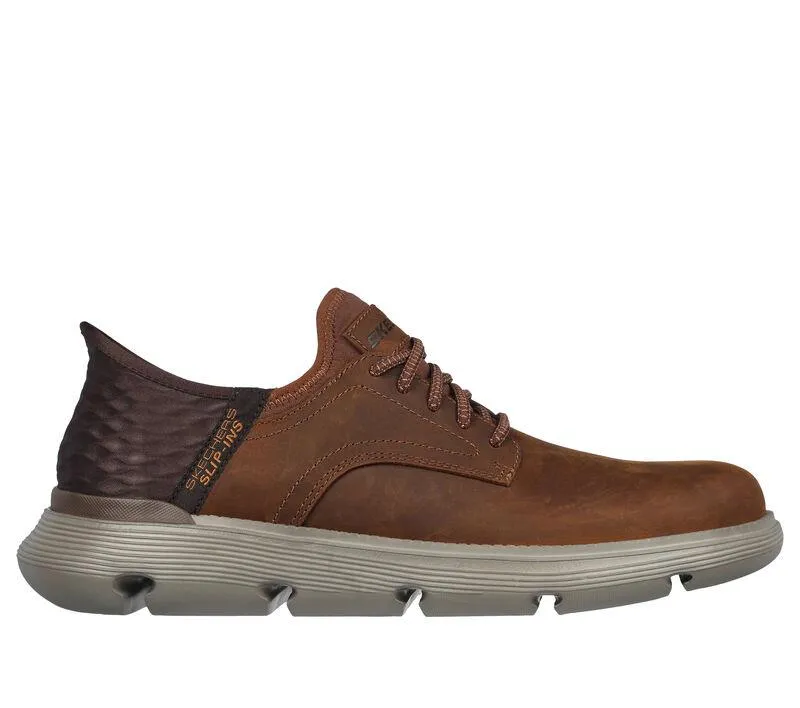 Skechers 205046 Slip-ins Garza Gervin Sneakers für Herren in weiter Passform - Dunkelbraun