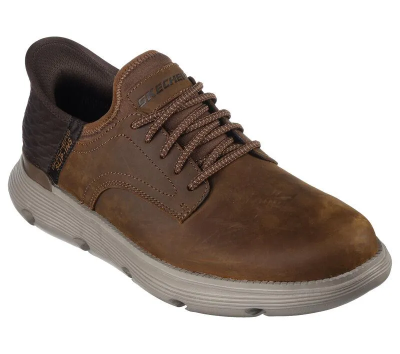 Skechers 205046 Slip-ins Garza Gervin Sneakers für Herren in weiter Passform - Dunkelbraun