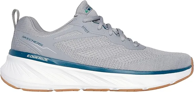 Skechers Men's Edgeride Exxo  232836 Gray / Turquoise Sneaker