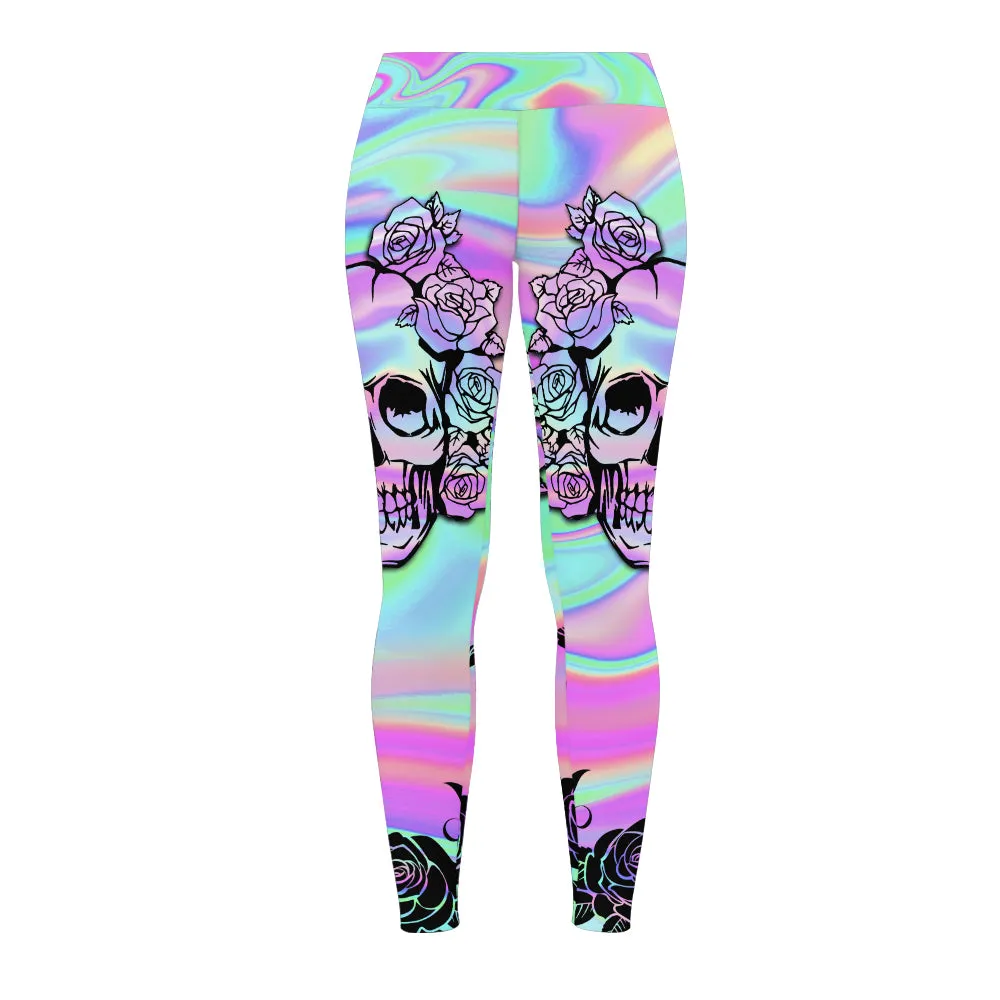 Skull Girl 04 - Set Back Hollow Tank Top & Legging - NA93