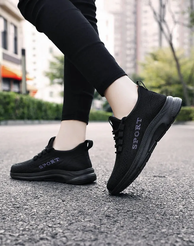 Soft and Breathable Women's Running Sneakers with Memory Foam
