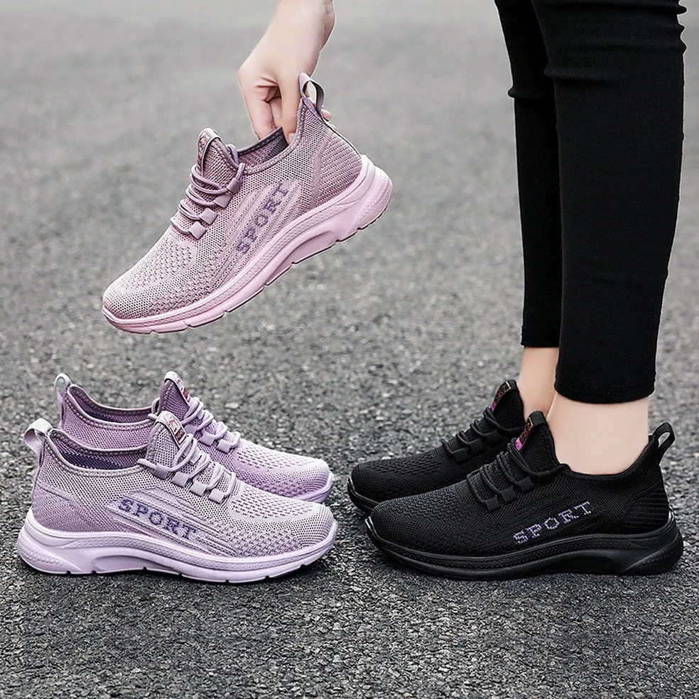 Soft and Breathable Women's Running Sneakers with Memory Foam
