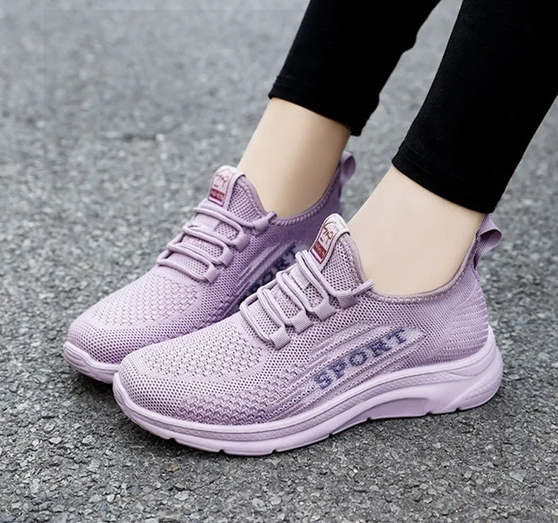 Soft and Breathable Women's Running Sneakers with Memory Foam